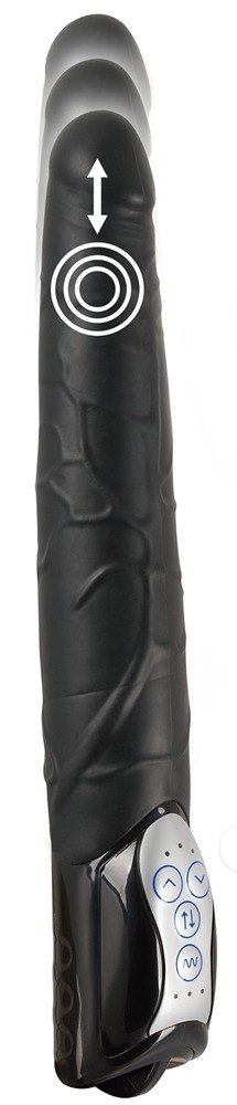 Black Push Thrusting Vibrator Black Push Thrusting Vibrator
