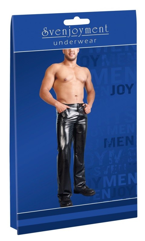M. Imitat. Leather Trousers M