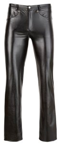 M. Imitat. Leather Trousers M