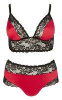 BRA SET BLACK/RED 3XL