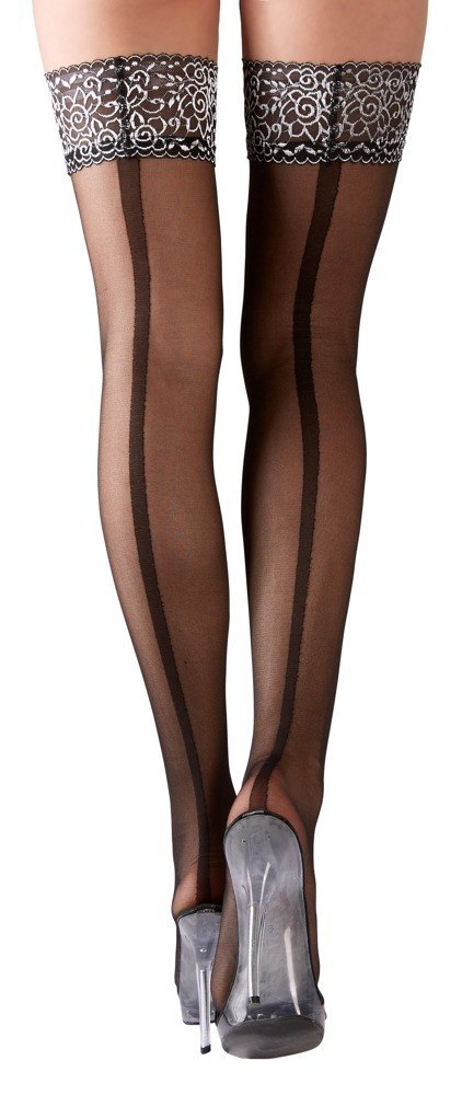 HOLD-UP STOCKINGS WITH SEAM 3 HOLD-UP STOCKINGS WITH SEAM 3