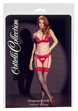 STOCKINGS BLACK/RED 3