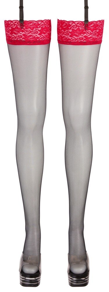STOCKINGS BLACK/RED 5 STOCKINGS BLACK/RED 5