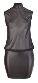 DRESS TRANSPARENT BLACK 4XL