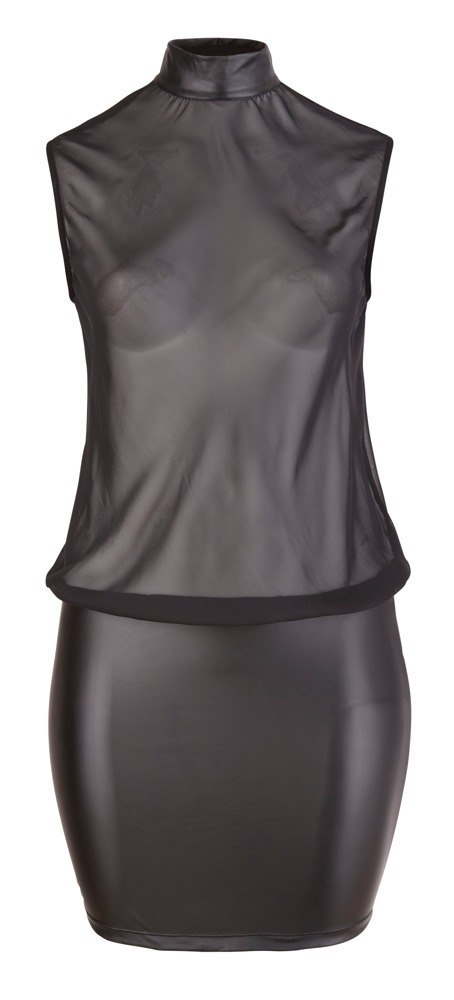 DRESS TRANSPARENT BLACK 4XL DRESS TRANSPARENT BLACK 4XL