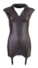 DRESS WITH SUSPENDER STRAPS S