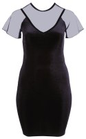 Velvet Dress black L