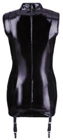 Vinyl Dress with Suspenders M