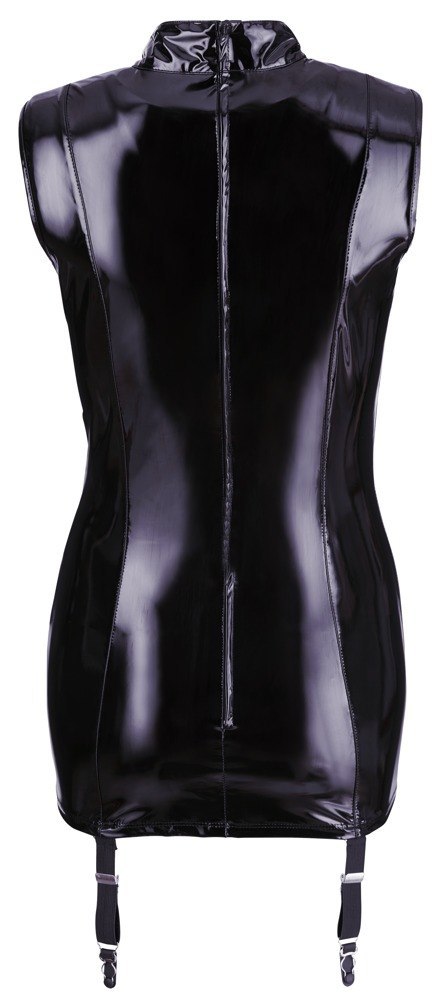 Vinyl Dress with Suspenders M Vinyl Dress with Suspenders M
