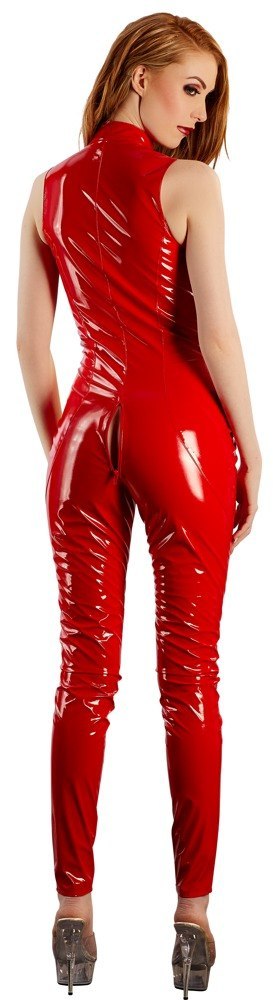 Vinyl Jumpsuit red M Vinyl Jumpsuit red M