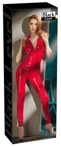 Vinyl Jumpsuit red M