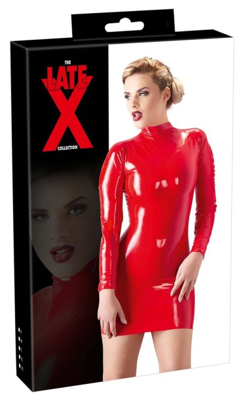 Latex Mini Dress red XL Latex Mini Dress red XL