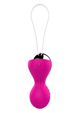 KULKI GEJSZY TRENING MIĘŚNI KEGLA WIBRUJĄCE KULKI KULKI-VIBRATING SILICONE KEGEL BALLS USB 10 FUNCTION / REMOTE CONTROL -PINK