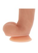 SOLIDNE REALISTYCZNE DILDO Z PRZYSSAWKĄ CYBERSKÓRA SILICONE DILDO 7 INCH W BALLS