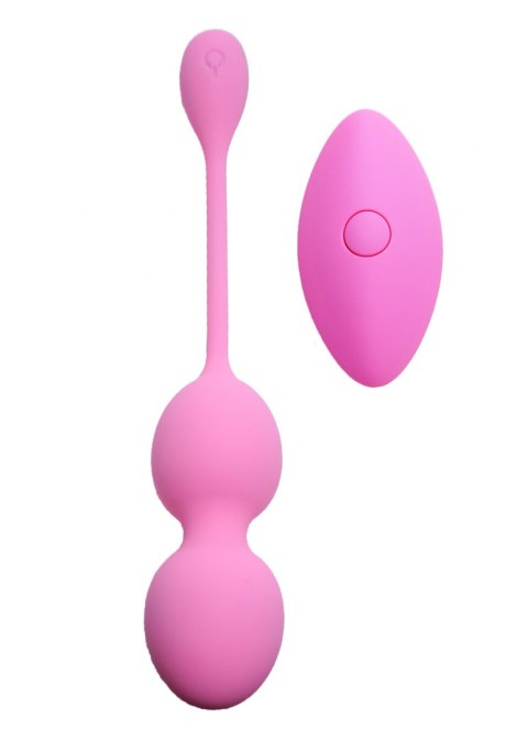 VIBRATING KEGEL BALLS 32MM 80G PINK 10 FUNCTION USB REMOTE CONTROL - BOSS SERIES VIBRATING KEGEL BALLS 32MM 80G PINK 10 FUNCTION USB REMOTE CONTROL - BOSS SERIES