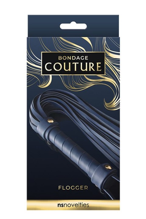 BONDAGE COUTURE FLOGGER BLUE BONDAGE COUTURE FLOGGER BLUE