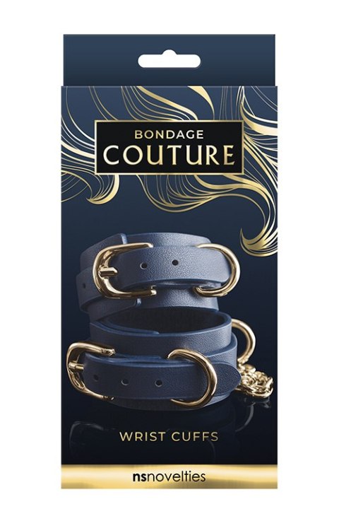 BONDAGE COUTURE WRIST CUFF BLUE BONDAGE COUTURE WRIST CUFF BLUE
