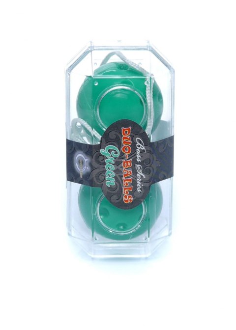 KULKI GEJSZY TRENING MIĘŚNI KEGLA KORALIKI JAJKA KULKI-DUO-BALLS GREEN KULKI GEJSZY TRENING MIĘŚNI KEGLA KORALIKI JAJKA KULKI-DUO-BALLS GREEN