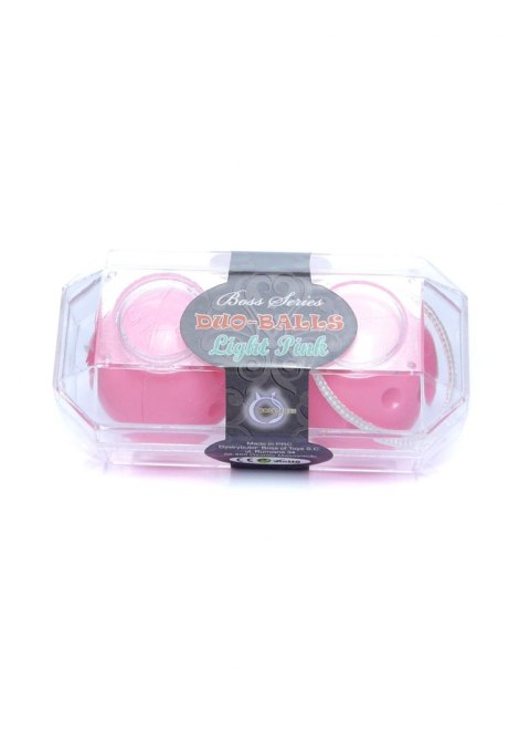 KULKI GEJSZY TRENING MIĘŚNI KEGLA KORALIKI JAJKA KULKI-DUO-BALLS LIGHT PINK KULKI GEJSZY TRENING MIĘŚNI KEGLA KORALIKI JAJKA KULKI-DUO-BALLS LIGHT PINK