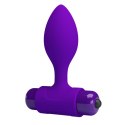 PRETTY LOVE -VIBRA BUTT PLUG PURPLE