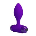 PRETTY LOVE -VIBRA BUTT PLUG PURPLE