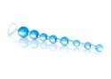 PLUG KORALIKI KULKI ANALNE KOREK ANALNY STYMULUJE Plug/kulki-Jelly Anal 10 Beads Blue