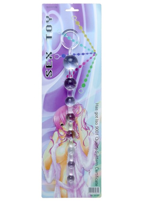 PLUG KORALIKI KULKI ANALNE KOREK ANALNY STYMULUJE Plug/kulki-Jelly Anal 10 Beads Clear PLUG KORALIKI KULKI ANALNE KOREK ANALNY STYMULUJE Plug/kulki-Jelly Anal 10 Beads Clear
