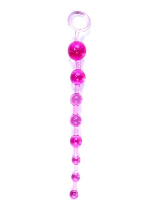 PLUG KORALIKI KULKI ANALNE KOREK ANALNY STYMULUJE PLUG/KULKI-JELLY ANAL 10 BEADS PINK PLUG KORALIKI KULKI ANALNE KOREK ANALNY STYMULUJE PLUG/KULKI-JELLY ANAL 10 BEADS PINK