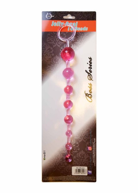PLUG KORALIKI KULKI ANALNE KOREK ANALNY STYMULUJE PLUG/KULKI-JELLY ANAL 10 BEADS PINK PLUG KORALIKI KULKI ANALNE KOREK ANALNY STYMULUJE PLUG/KULKI-JELLY ANAL 10 BEADS PINK