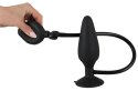 True Black Inflatable Butt Plu