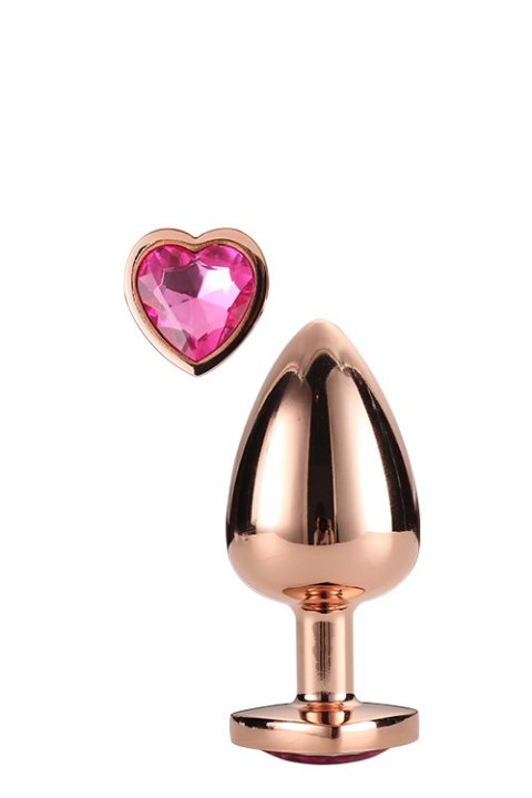 GLEAMING LOVE ROSE GOLD PLUG MEDIUM GLEAMING LOVE ROSE GOLD PLUG MEDIUM