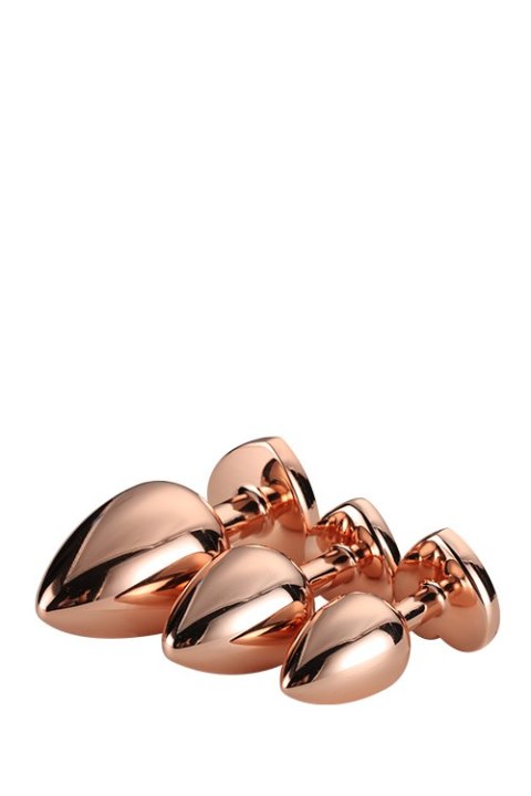 GLEAMING LOVE ROSE GOLD PLUG SET GLEAMING LOVE ROSE GOLD PLUG SET