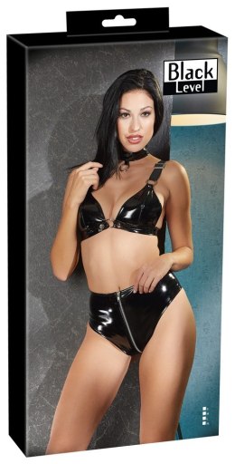 Vinyl Bra Set M