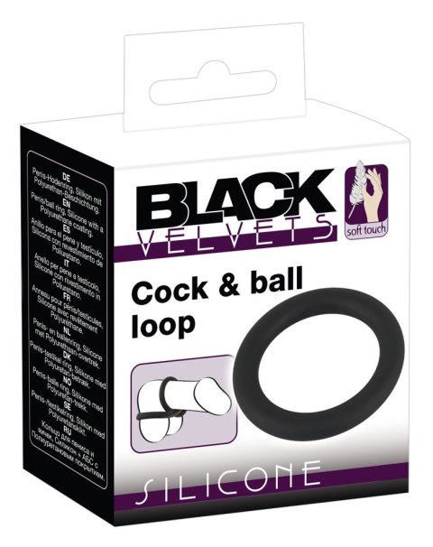 SILICONE COCK AND BALL LOOP SILICONE COCK AND BALL LOOP