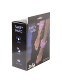 SOLIDNE KAJDANKI KRĘPOWANIE MOCNY SEX BDSM GADŻET ANKLE CUFFS PARTY HARD ETERNITY BLACKANKLE CUFFS PARTY HARD ETERNITY PINK