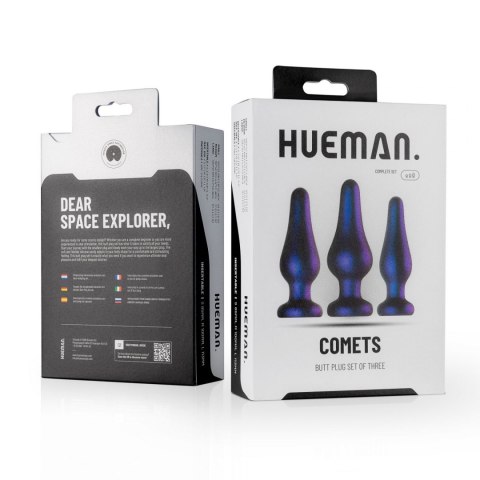 HUEMAN - COMETS BUTT PLUG SET HUEMAN - COMETS BUTT PLUG SET