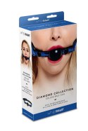 WHIPSMART DIAMOND BALL GAG BLUE