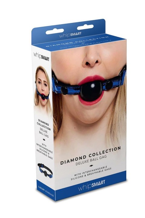 WHIPSMART DIAMOND BALL GAG BLUE WHIPSMART DIAMOND BALL GAG BLUE