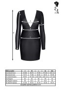 BIELIZNA - BRGIANNA001 SUKIENKA CZARNA ROZMIAR L