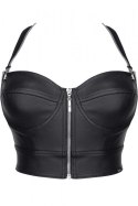 BIELIZNA - BRMARTA001 TOP CZARNY ROZMIAR S