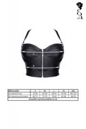 BIELIZNA - BRMARTA001 TOP CZARNY ROZMIAR S
