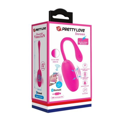 JAJKO STYMULUJĄCE PRETTY LOVE - DOREEN 12 FUNCTIONS USB PINK JAJKO STYMULUJĄCE PRETTY LOVE - DOREEN 12 FUNCTIONS USB PINK