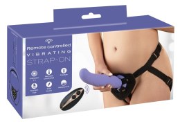 RC Vibrating Strap-On purple