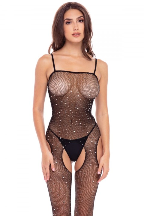 SPARKLE CROTCHLESS BODYSTOCKING, OS SPARKLE CROTCHLESS BODYSTOCKING, OS