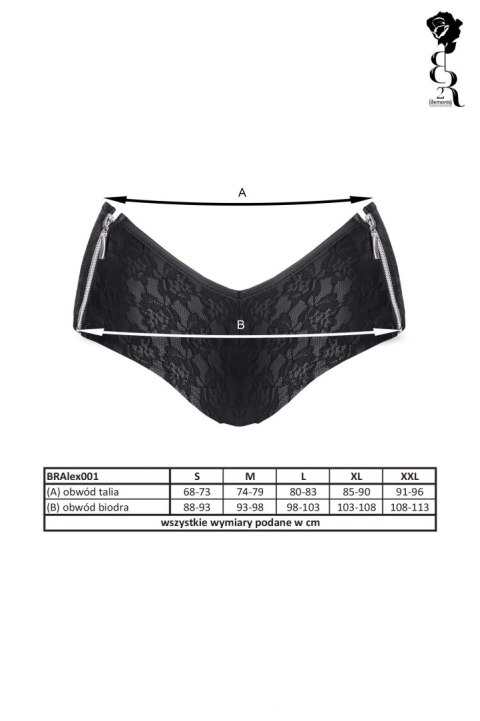 BIELIZNA - BRALEX001 SZORTY CZARNE ROZMIAR S BIELIZNA - BRALEX001 SZORTY CZARNE ROZMIAR S