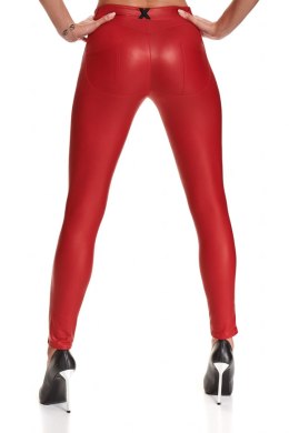 BIELIZNA - BRLIDIA001 LEGGINSY CZERWONE ROZMIAR L