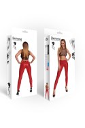 BIELIZNA - BRLIDIA001 LEGGINSY CZERWONE ROZMIAR L