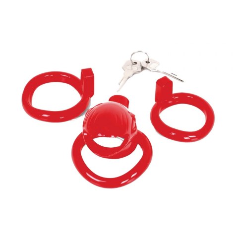 MALESATION Chastity Cage red MALESATION Chastity Cage red