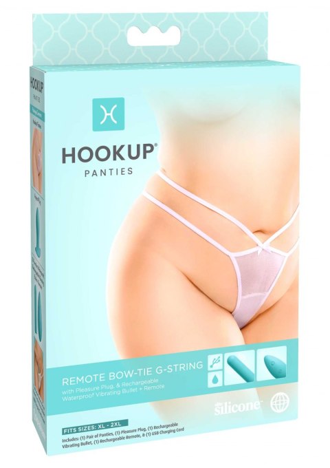 Remote Bow-Tie G-String +Size Remote Bow-Tie G-String +Size