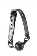 BLAZE BALL GAG CROCO BLACK